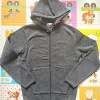 felpa con cappuccio grigio heppyd Tagli L unisex