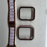 cinturino acciao oro rosa apple watch