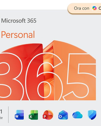 office 365 personal abbonamento 1 anno 5 disp