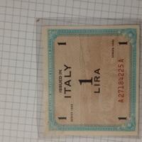 banconota 1 lira 1943 II Guerra mondiale 