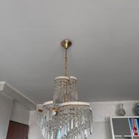 Lampada salone cristalli