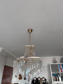 Lampada salone cristalli