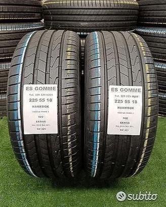 2 gomme 225 55 18 HANKOOK RIF821