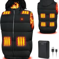 Giubbotto gilet giacca riscaldato L unisex nuovo