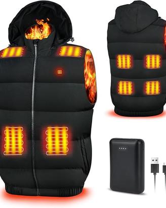 Giubbotto gilet giacca riscaldato L unisex nuovo