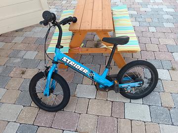 Strider 14x balance bike e kit pedali 
