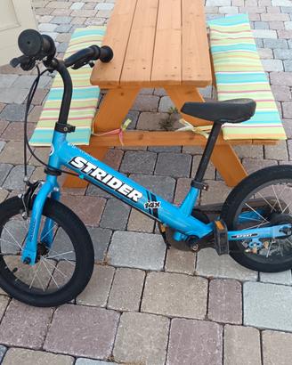 Strider 14x balance bike e kit pedali 