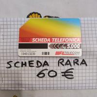 scheda telefonica Telecom