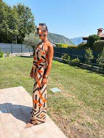Completo pantaloni palazzo e top
