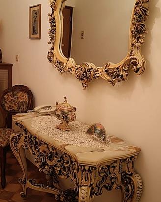 Consolle e Specchiera stile veneziano