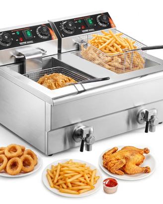 FRIGGITRICE PROFESSIONALE DOPPIA VASCA