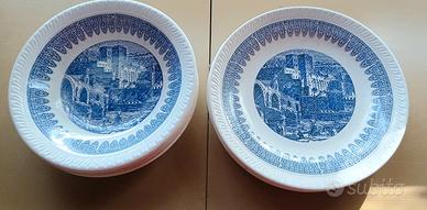 Servizio di piatti ceramica decorata 10 pezzi 