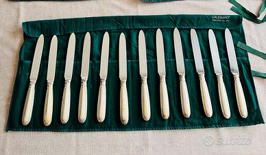Servizio di posate, Argento 800, Calegaro, 12 Pz