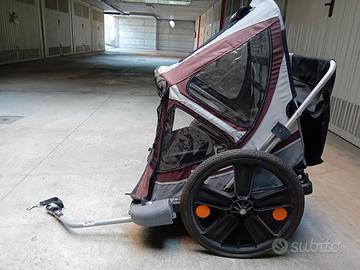 carrello bicicletta 2 posti