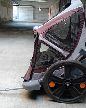 carrello bicicletta 2 posti