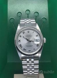 Rolex Datejust 36 Argente' N Romani 16234