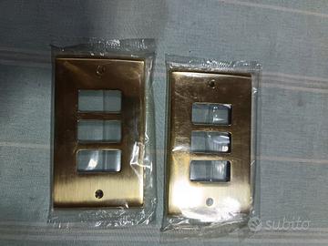 Placche in ottone per Bticino magic