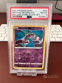 Pokemon Mewtwo Rev Foil PSA 8 – Brilliant Stars