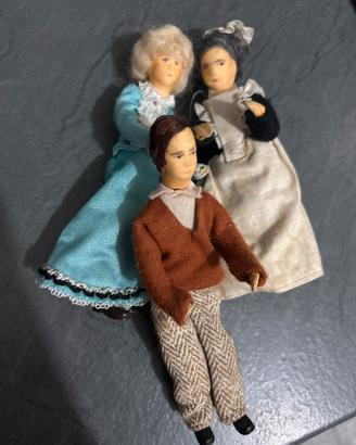 Bamboline miniature Erna Meyer casa delle bambole