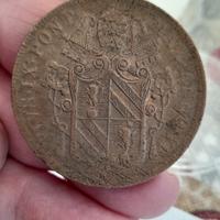 Moneta 5 baiocchi 1852 Pio IX 