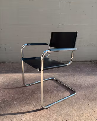 2 Sedie cantilever S34 in stile Breuer & Stam