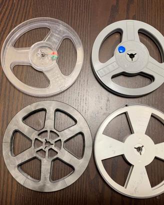 Set di 4 bobine vuote 8mm normale, 60 metri 200 ft