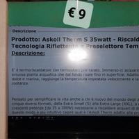 RISCALDATORI ACQUARIO 25W 35W 50W