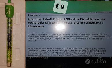 RISCALDATORI ACQUARIO 25W 35W 50W