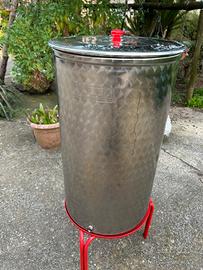 Contenitore olio cordivari in acciaio inox