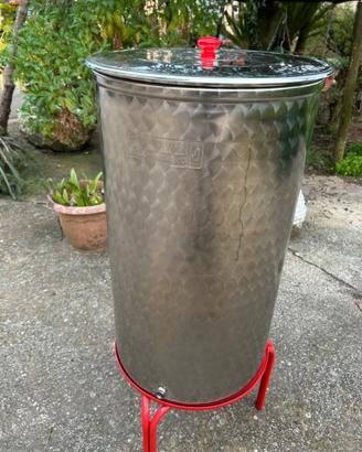 Contenitore olio cordivari in acciaio inox