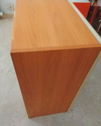 Mobiletto prensile cucina colore bianco legno 