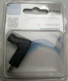 Adattatore HDMI 90° gold