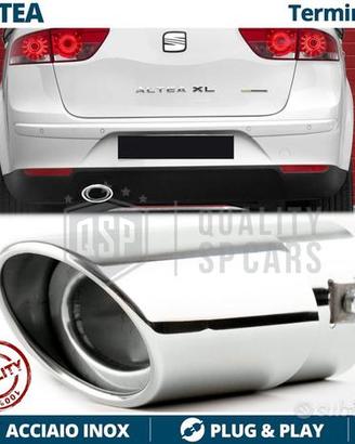 TERMINALE Scarico OVALE per SEAT ALTEA XL Cromato