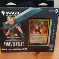 Mazzo Commander final fantasy 7 abilità limite Ver