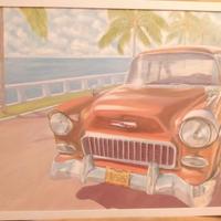 Quadro Chevrolet Bel Air Cuba anni 50