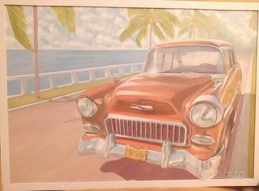 Quadro Chevrolet Bel Air Cuba anni 50