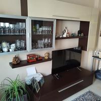 Soggiorno componibile con vetrinetta