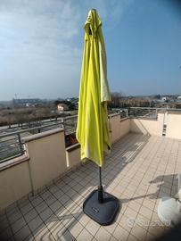ombrellone da giardino con base 