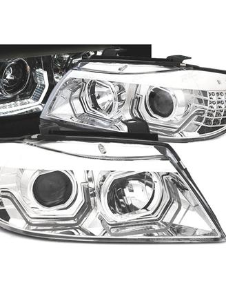 FARI BMW E90 E91 05-08 ANGEL EYES 3D CROMATI