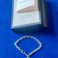 Gucci bracciale con ciondolo in argento 925