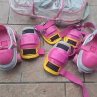 Pattini Chicco con protezioni e borsetta