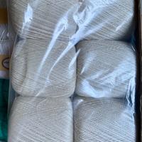 Gomitoli grandi di cotone beige