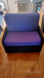 Poltrona letto singolo con rete a doghe LAMPOLET