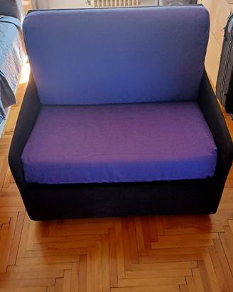 Poltrona letto singolo con rete a doghe LAMPOLET