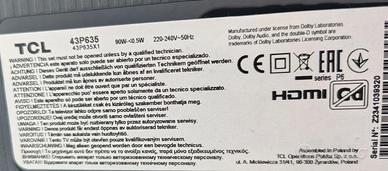 Televisore TCL