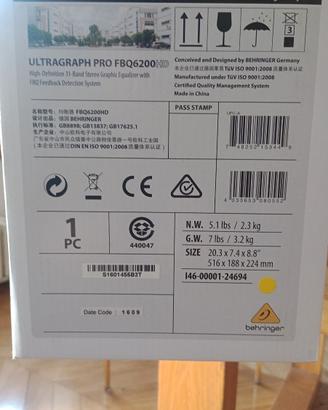 Ultragraph pro  fbq6200hd behringer