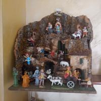 presepe completo di pastori 