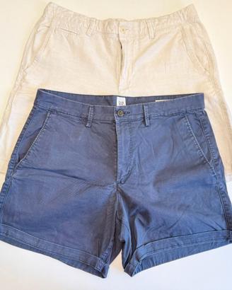 Set 2x pantaloncini GAP, size L (W32 IT42)