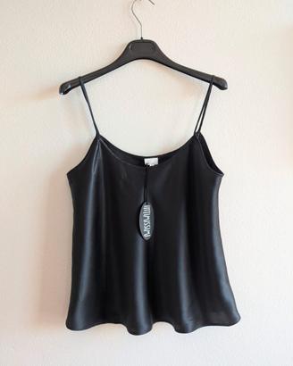 shorts e top in seta