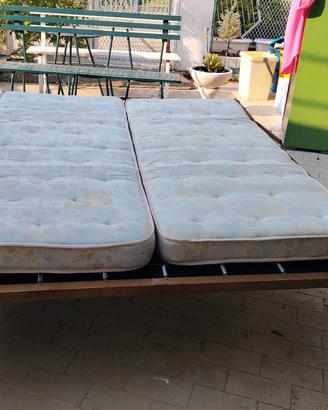 divano letto doppio con tuote